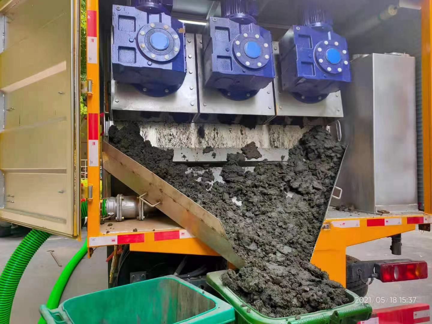 常山化粪池清掏城市维护站-泥浆净化干湿分离处理